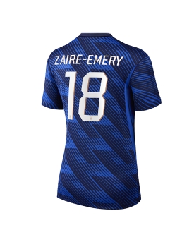 Billige Fotballdrakt Frankrike Warren Zaire-Emery #18 Replika Hjemmedrakt Dame VM 2026 Kortermet Billige Fotballdrakt Frankrike Warren Zaire-Emery #18 Replika Hjemmedrakt Dame VM 2026 Kortermet